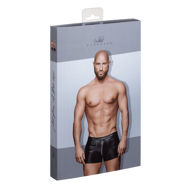 H006 Men Shorts PVC Black