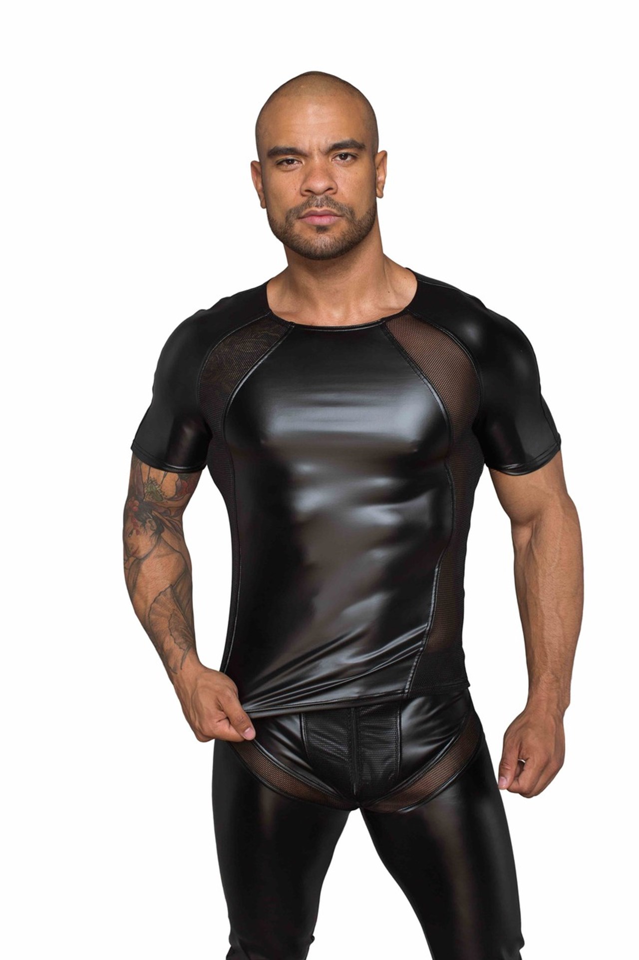 Classic Shirt With Net Insert