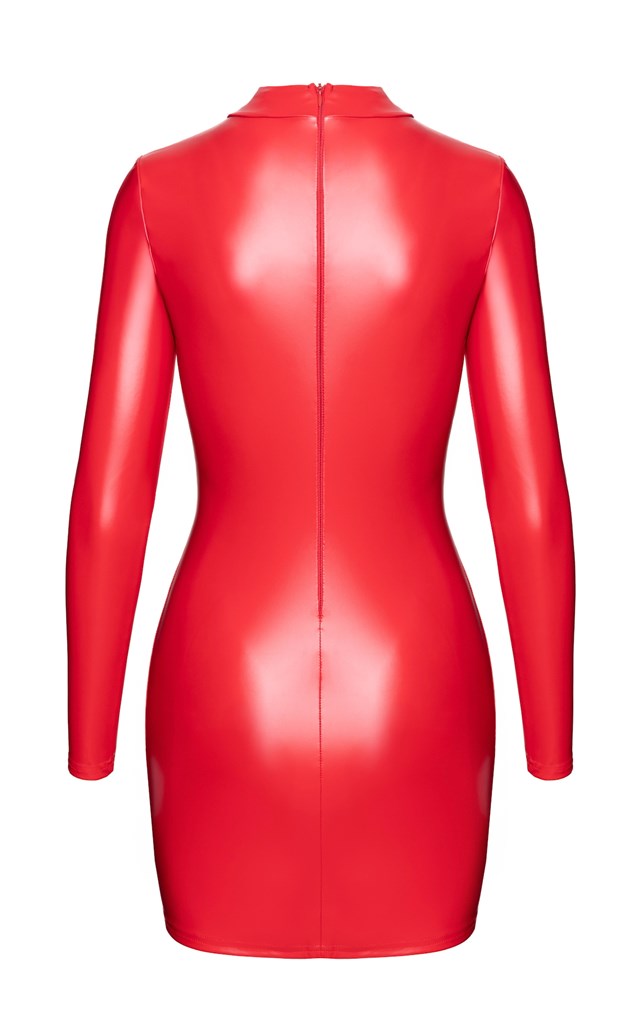 F367 Bombshell Bodycon Dress Red