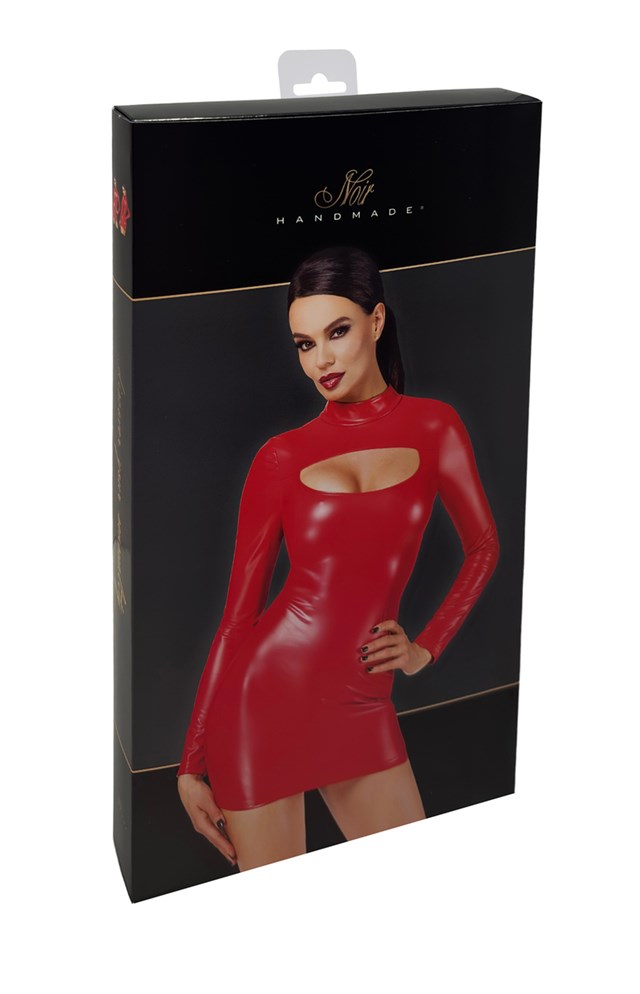 F367 Bombshell Bodycon Dress Red