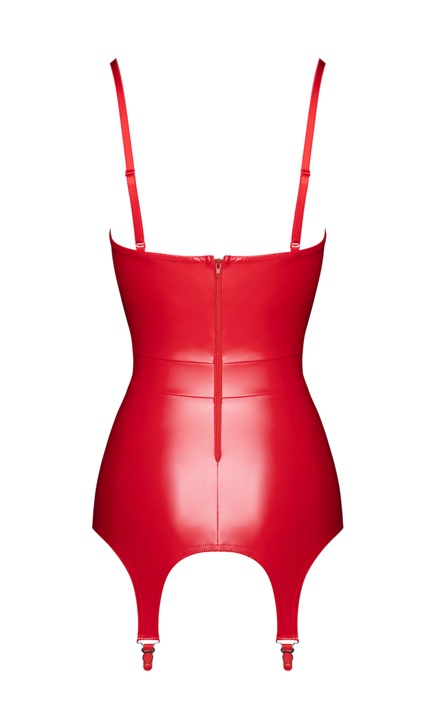 F368 Bombshell Fierce Corset-belt Red