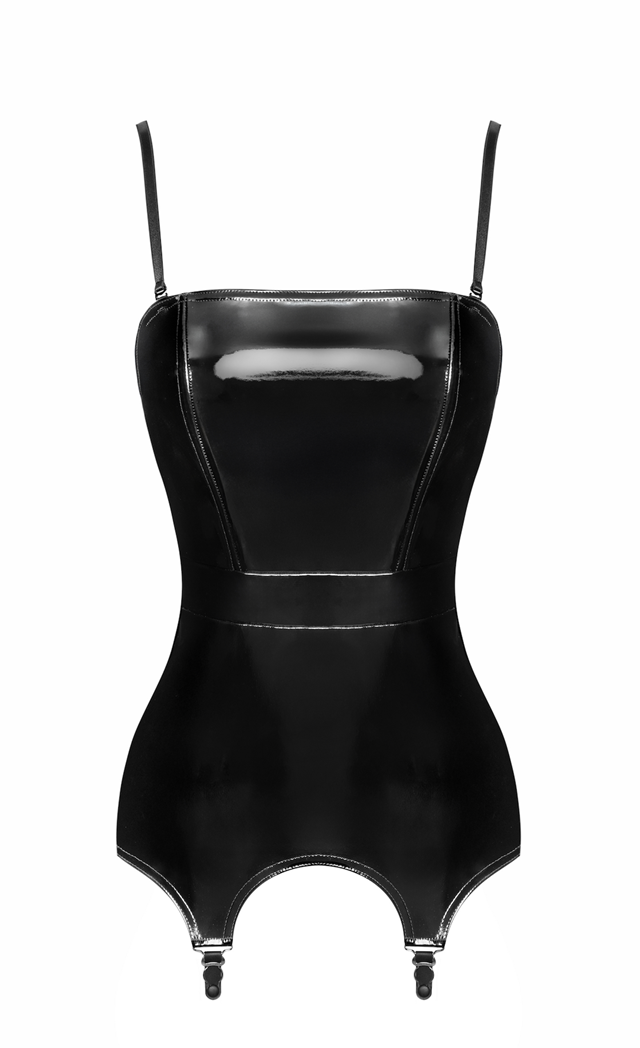 F381 Dominae Venom PVC Corset-Belt