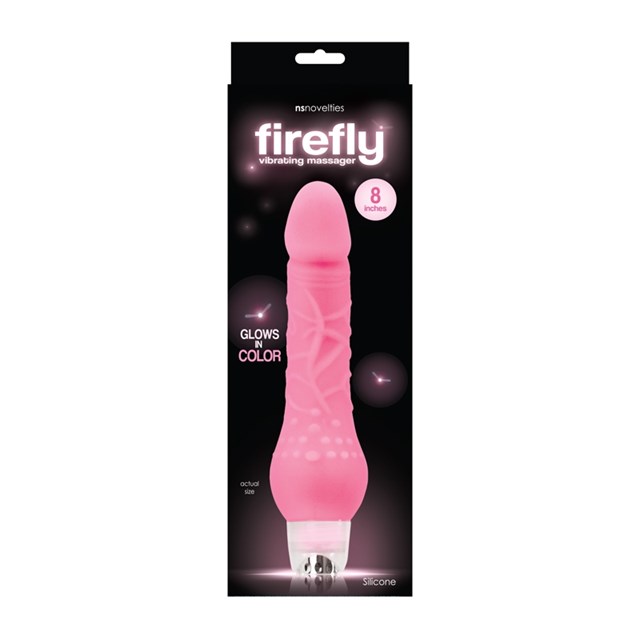 Firefly 8" Vibrating Massager - Pink