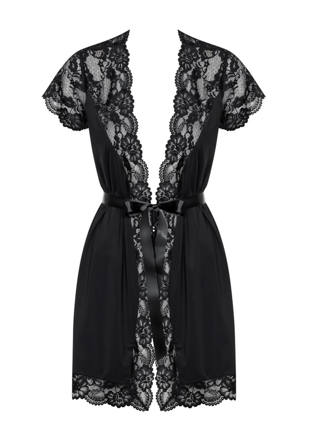 810 - Black Peignoir XXL