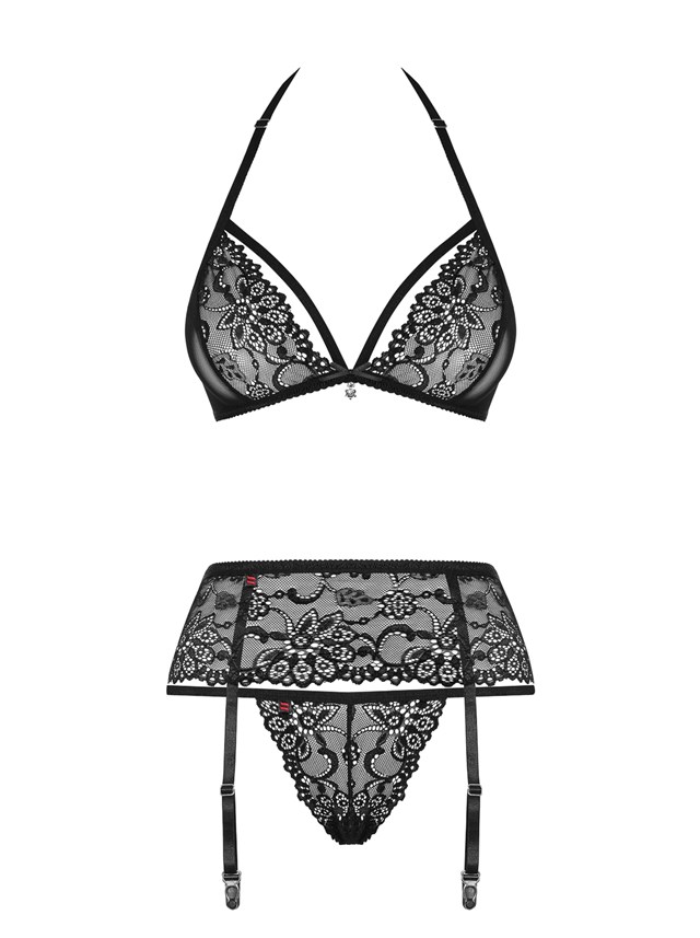 838 - Sort Lingerie-Sæt
