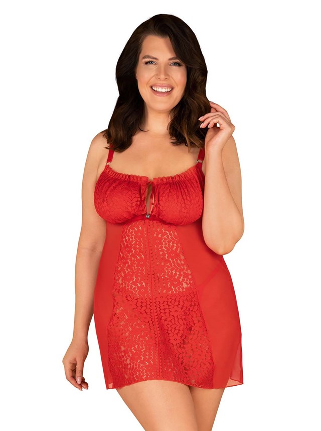 BLOSSMINA - CHEMISE OG G-STRENG
