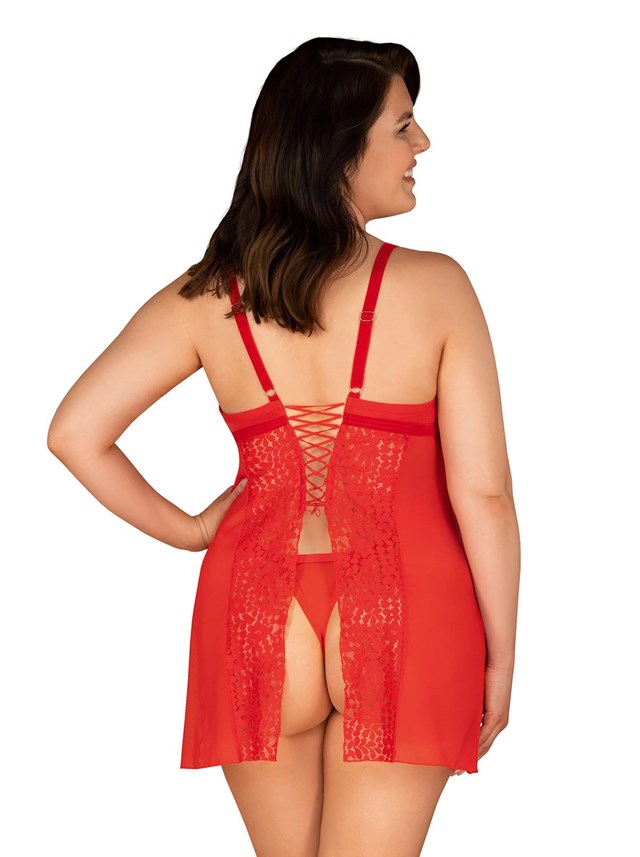 BLOSSMINA - CHEMISE OG G-STRENG