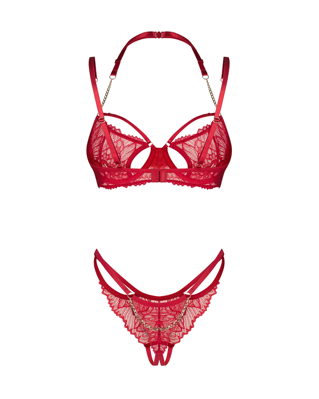 Matildea 2-pcs Crotchless Set