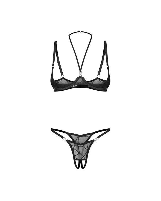 Olianna 2-pcs Crotchless Set