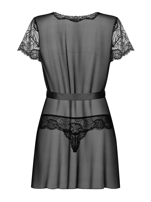 Alluria - Peignoir og G-streng