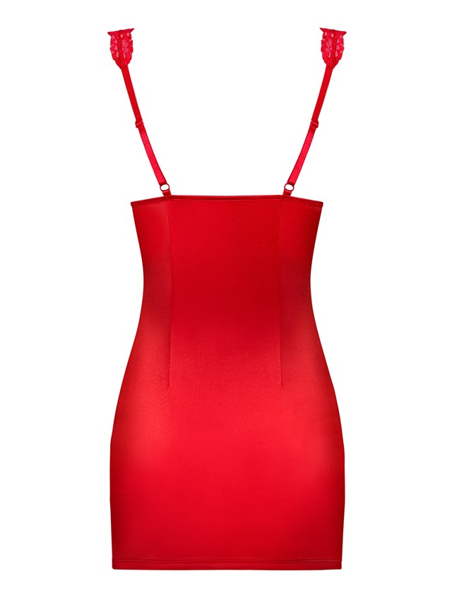 Secred - Rød Chemise og G-streng