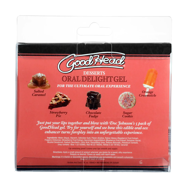 Oral Delight Gel - Desserts 5-Pack 29 ml