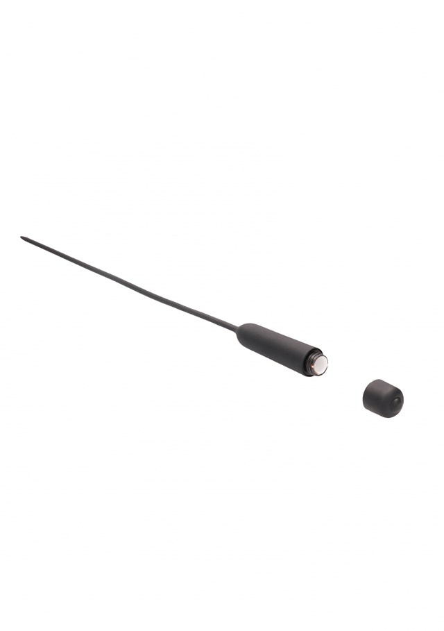 Urethral Sounding Ekstra Lang Silikone Vibrerende Bullet Plug