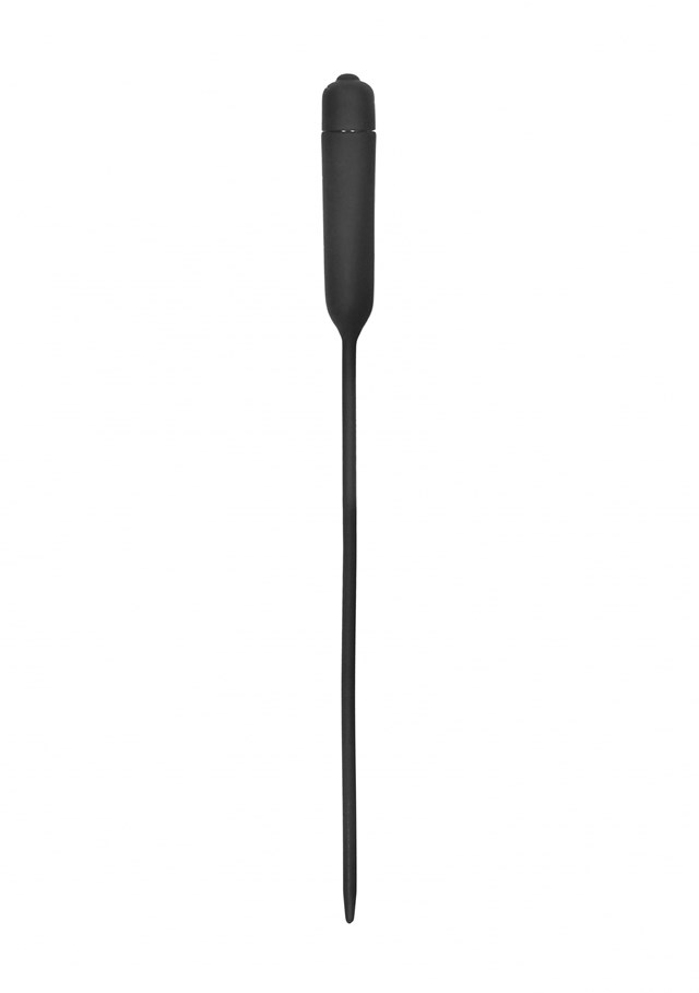 Urethral Sounding Ekstra Lang Silikone Vibrerende Bullet Plug