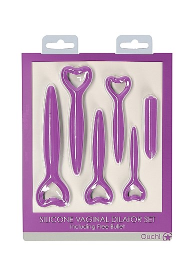 Silicone Vaginal Dilator-sæt - Lilla