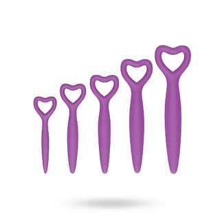 Silicone Vaginal Dilator-sæt - Lilla