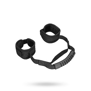 Velvet & Velcro Justerbare Håndjern Med Håndtag