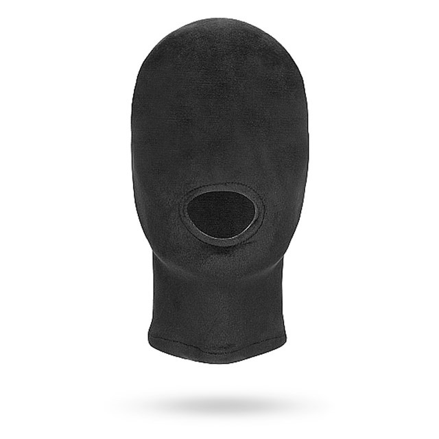 Velvet & Velcro Maske med Mundåbning