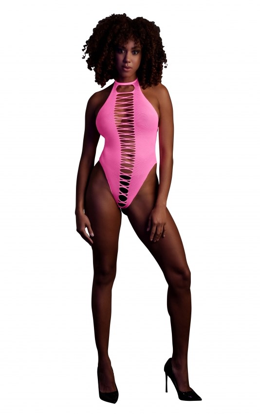 Pink Body med Halterneck
