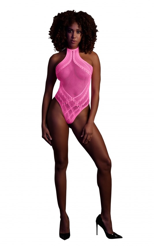 Pink Body med Halterneck