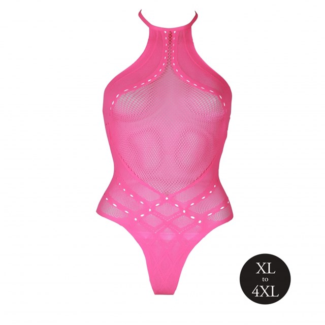 Pink Body with Halter Neck plus size