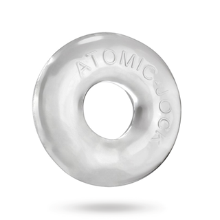 Do-nut-2 Jelly Cockring With Flat Inner Chamber - Clear