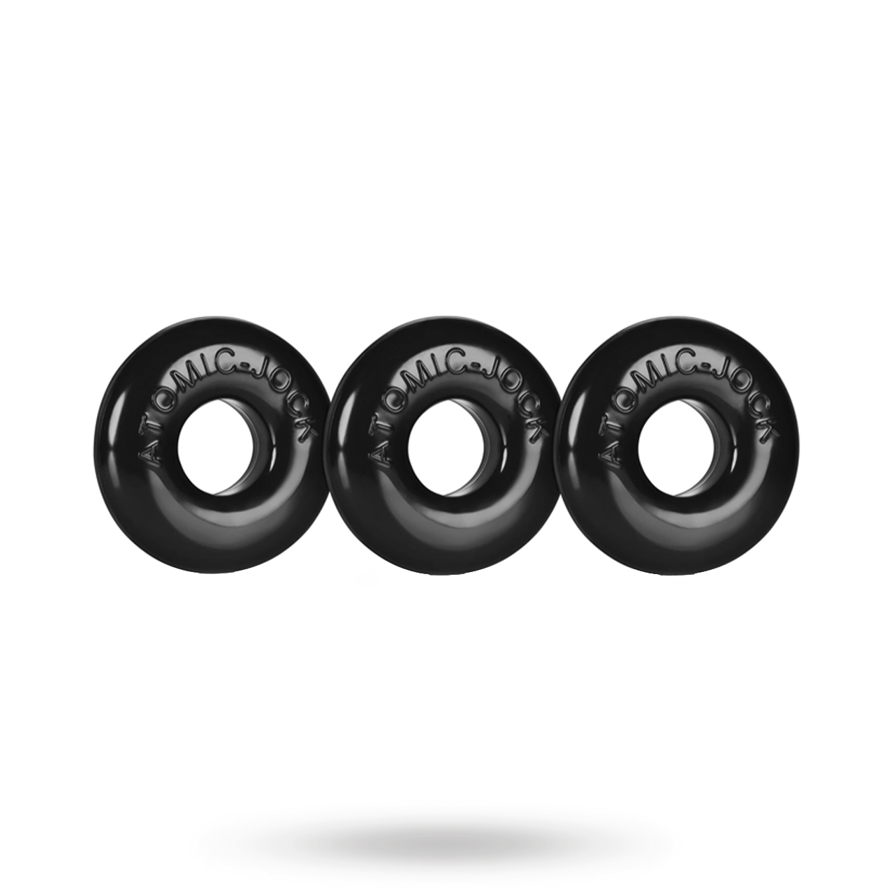 Ringer Cock Rings 3-Pack Black