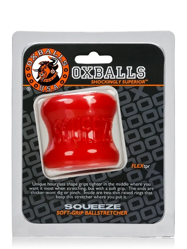 Squeeze Soft Grip Ballstretcher Red