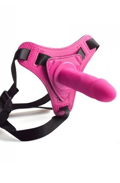 TOYZ4LOVERS Justerbar Strap-On-Sele med Realistisk Dildo