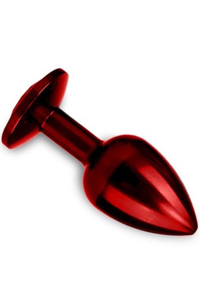 TOYZ4LOVERS Deep Red Plug Small - Buttplug Metal