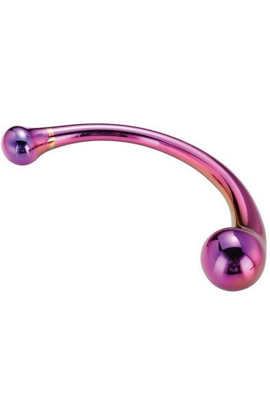 Dream Toys Glamour Glass Curved Big Wand – 21x3.8 cm