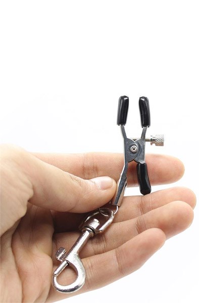 Fetish Addict Nipple Clamp med Karabinhage