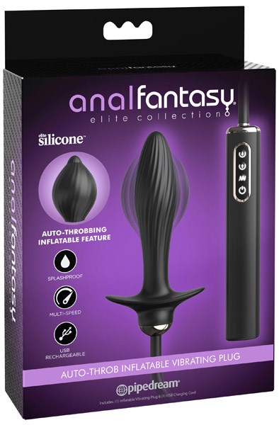 Auto Throb Oppustelig Buttplug