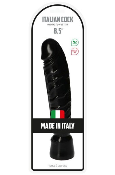 TOYZ4LOVERS Anal Dildo Sebastiano 21,5 cm - Sort