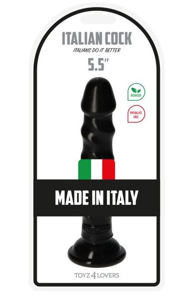TOYZ4LOVERS Anal Dildo Ugo 14,5cm - Sort