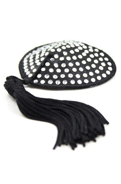 TOYZ4LOVERS Heart Shine Nipple Tassels Black