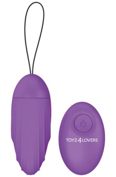 Vibrating Egg Remote Control Purple