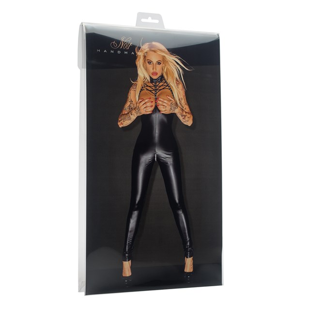 SWAGGER Power Wetlook Breast-free Playsuit