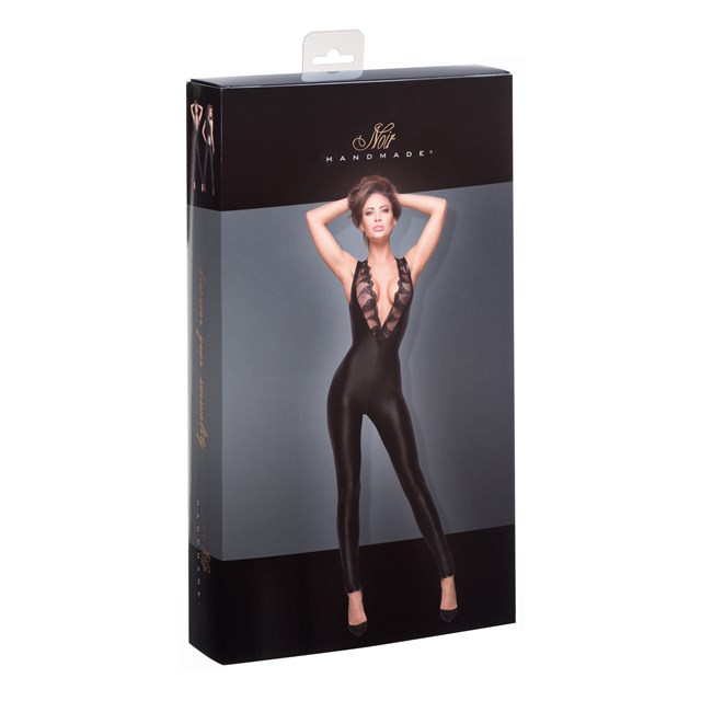 Wetlook Catsuit Med Sexede Blonder