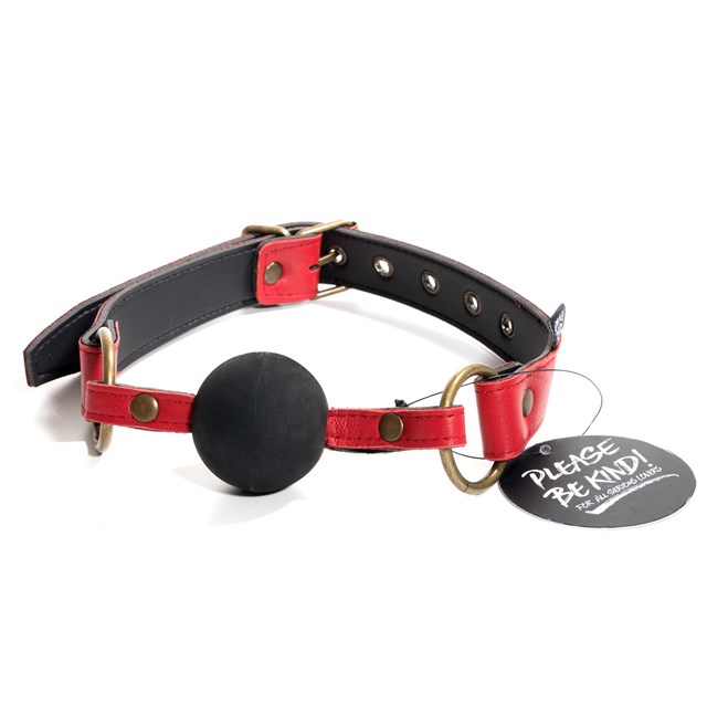 & Keep Quiet - Gag Red/Black