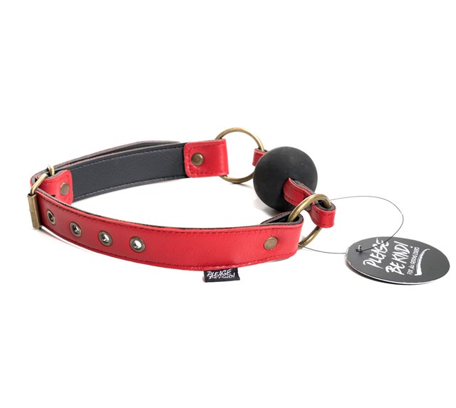 & Keep Quiet - Gag Red/Black