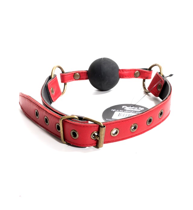 & Keep Quiet - Gag Red/Black