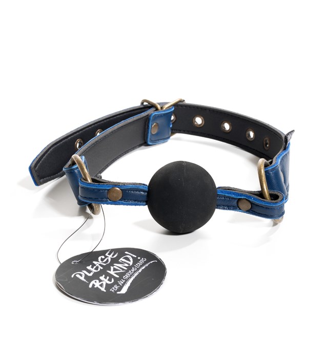& Keep Quiet - Gag Blue/Black