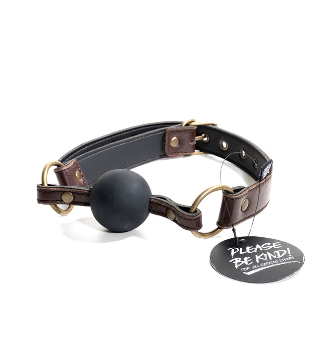 & Keep Quiet - Gag Brown/Black