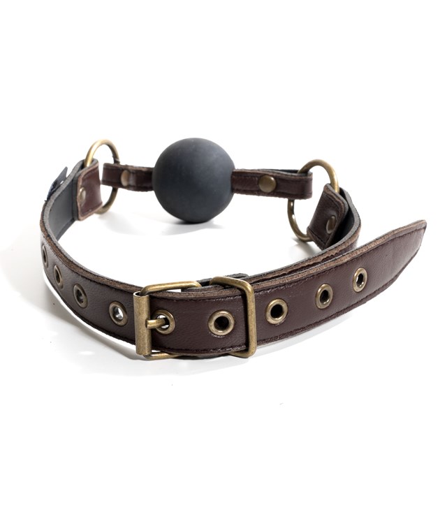 & Keep Quiet - Gag Brown/Black