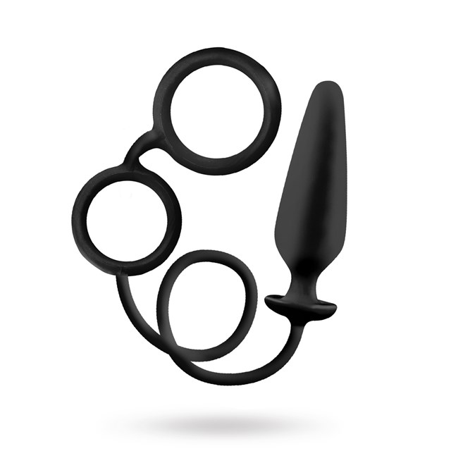 A.K.A - Sergant Hard-On Silicon Cockring & Butt plug