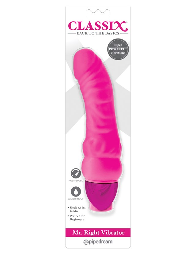 Classix Mr. Right - Lyserød Vibrator