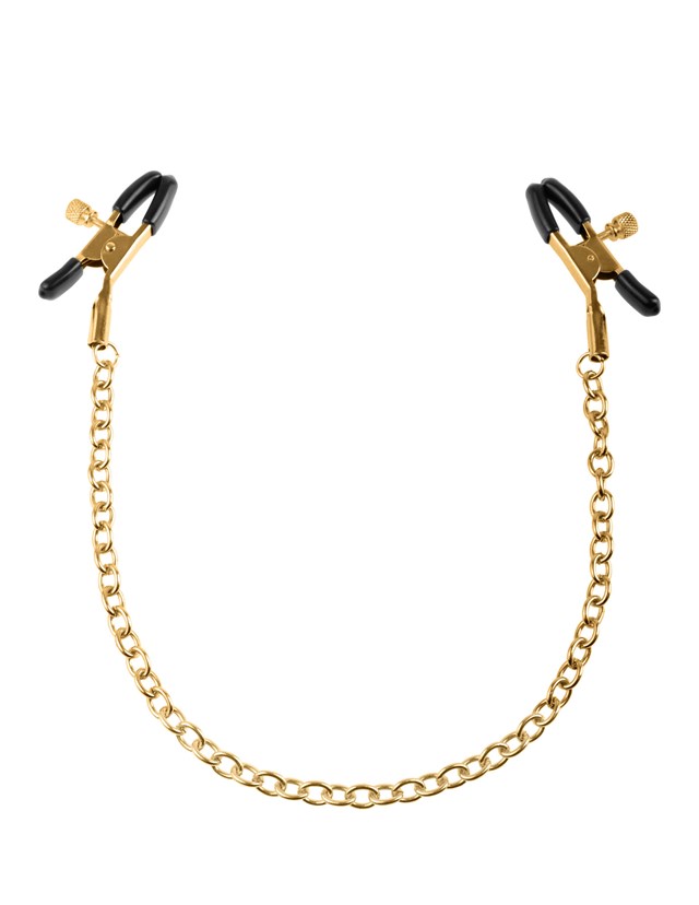 Gold Chain Nipple Clamps