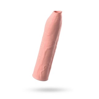 Uncut Silicone Penis Enhancer - Light