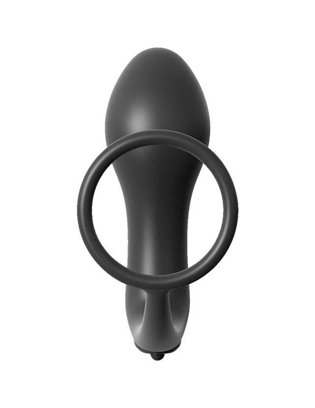 Ass-Gasm Penisring Vibrerende Plug